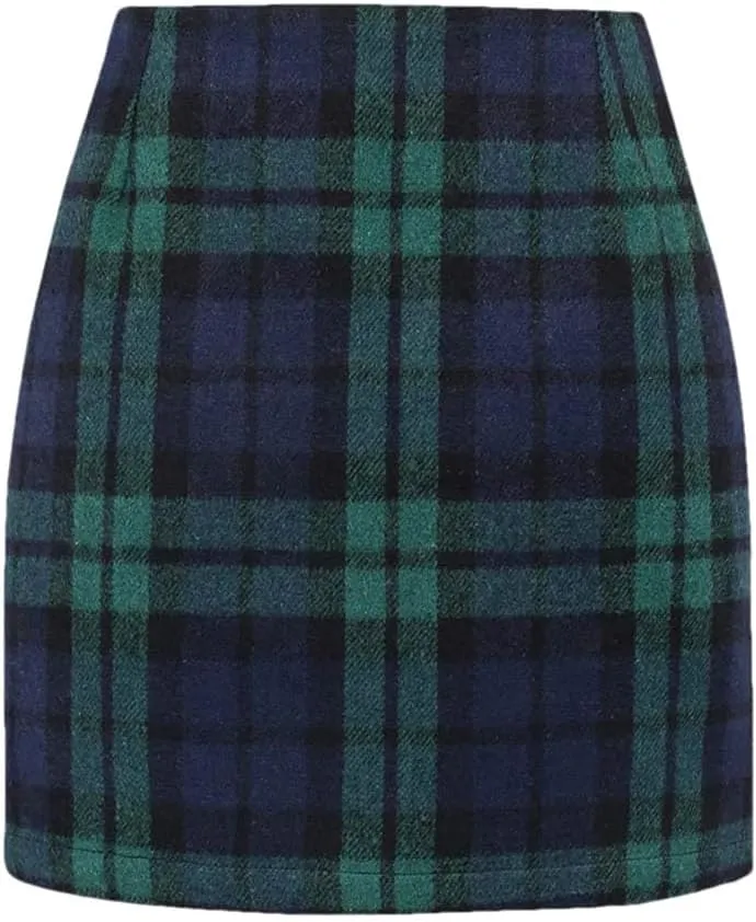 Womens High Waist Elegant Pencil Midi Skirts Women Knee Length Skirts