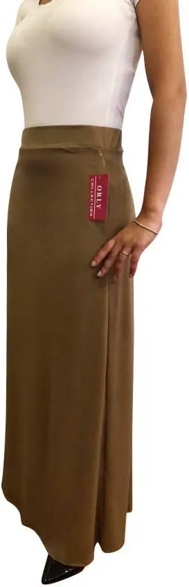 Women's Maxi Skirts with Elastic Waist - Long Elegant Maxi Skirt