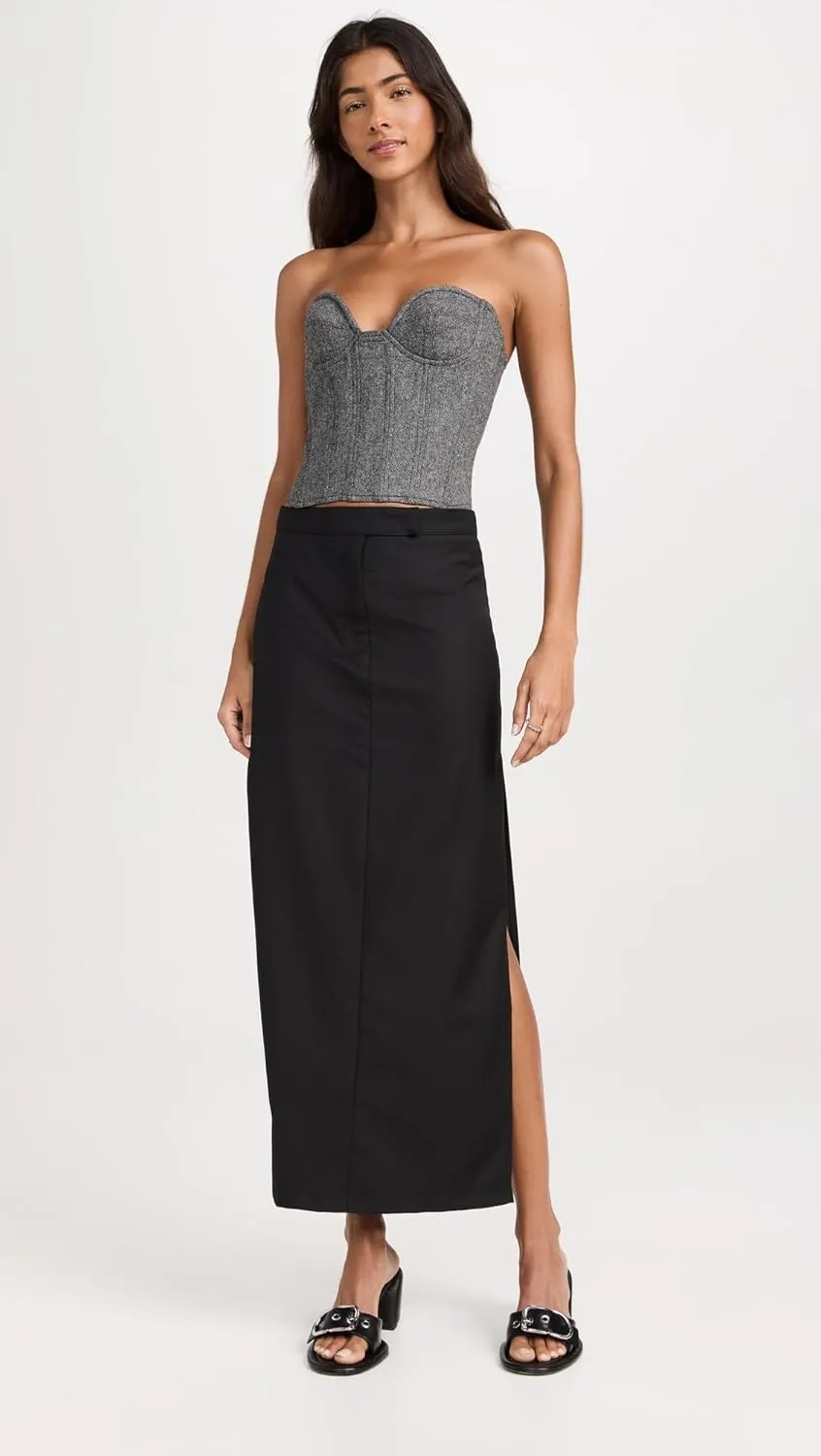 Women's Minimalist Maxi Skirt