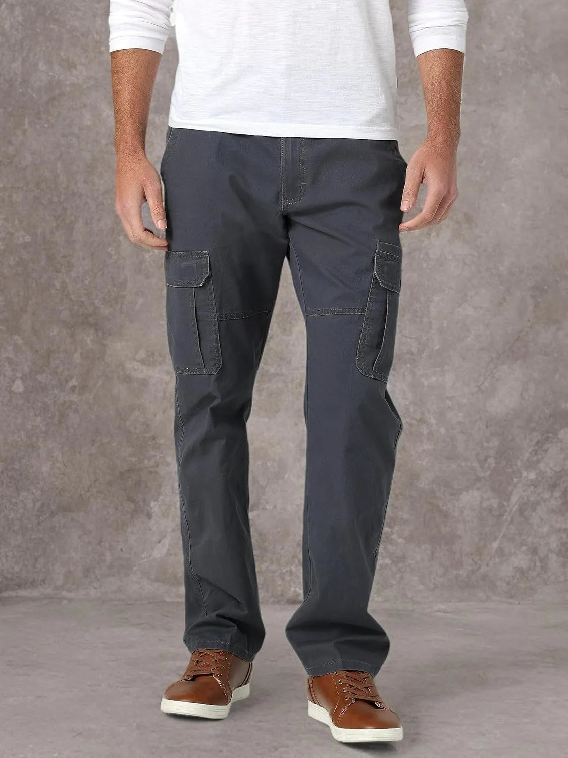 Wrangler Men's Relaxed Fit Stretch Cargo Pant