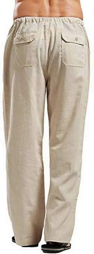 Ymosrh Camping Pants Men Printed Overalls Casual Pocket Sport Work Casual Trouser Pants Mens Casual Work Pants